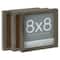 12 Packs: 3 ct. (36 total) Gray 8" x 8" Shadow Boxes, Fundamentals by Studio Décor®